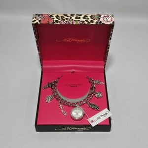 Ed Hardy Charm Bracelet Watch #940